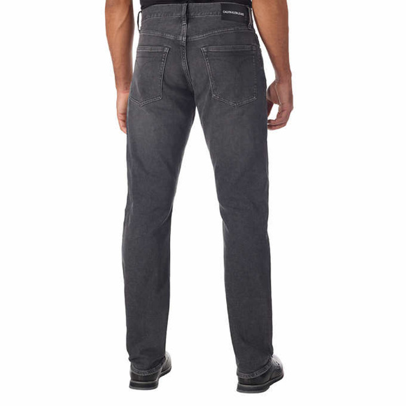 Calvin Klein Jeans Men's Straight Fit Jean Gray - Picture 2 of 5